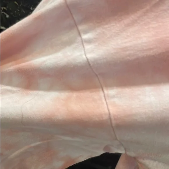 Time and Tru Pink and White Long Sleeve Boxy Sweatshirt - Picture 5 of 10